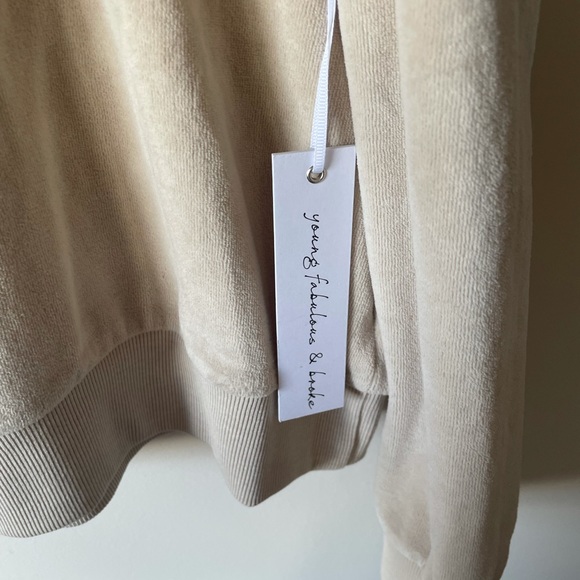 NWT YOUNG FABULOUS & BROKE / LONG SLEEVE TOP - Picture 4 of 6